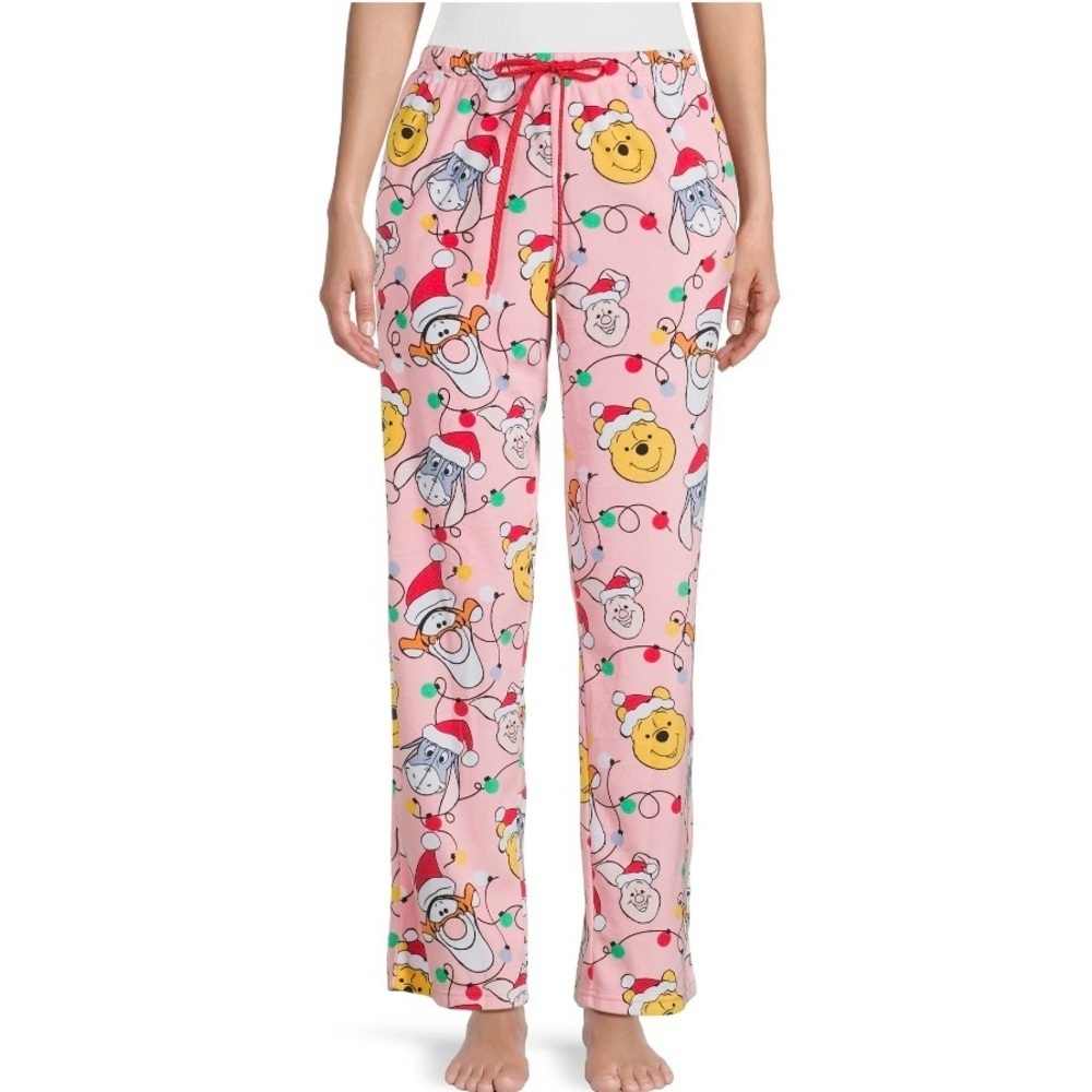 Disney's Winnie the Pooh Women's Plush Sleep Pants, Size XL (16/18)